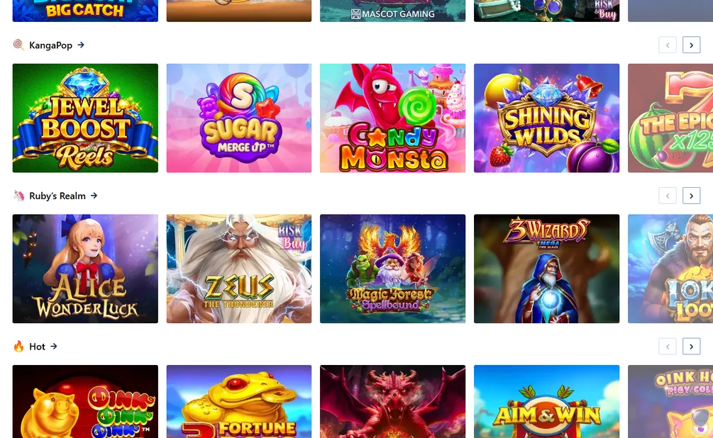 Spin new slot games