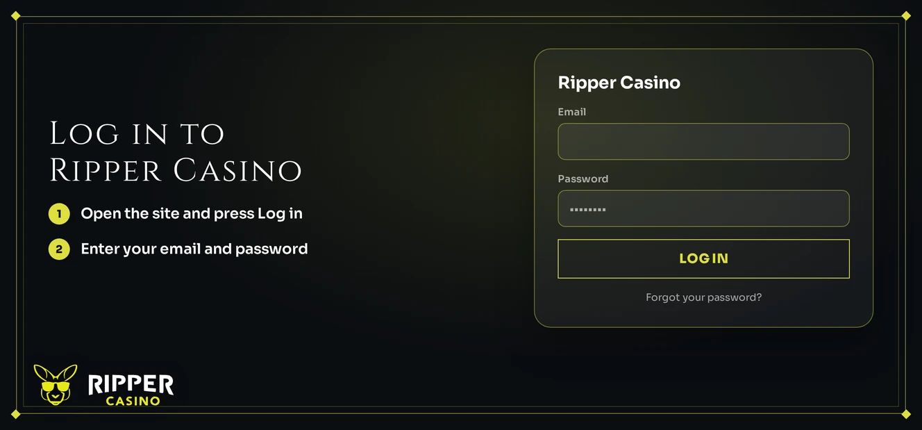 Log in to your account